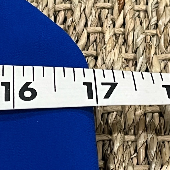 EUC MY MICHELLE Pretty Blue, Zipper Accented High/Low Tunic - Picture 12 of 13